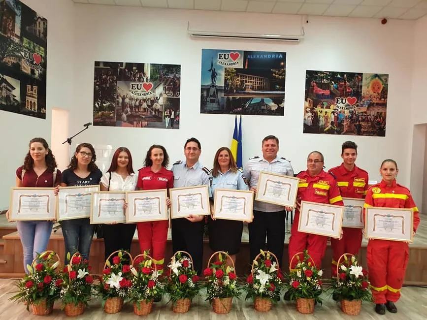 Teleorman: Diplome de merit pentru voluntarii ISU Teleorman, de Ziua Internaţională a Voluntarilor