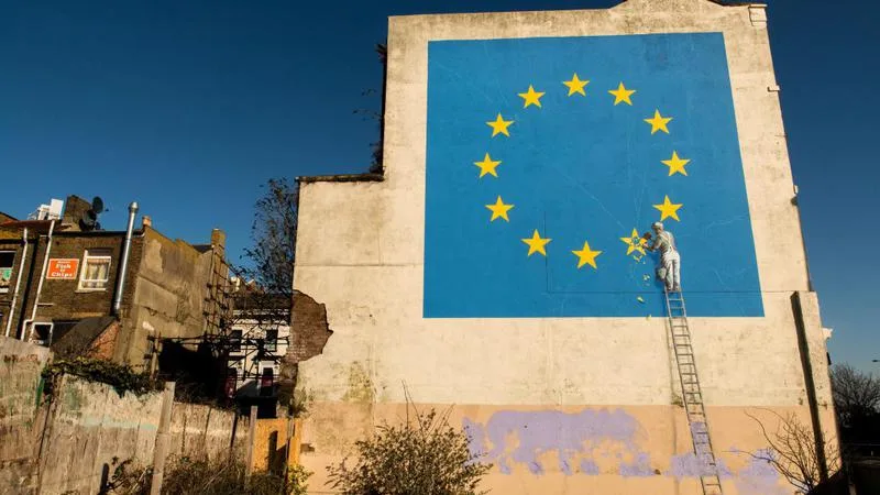 Pictură murală realizată de Banksy, dezvăluită în cartierul Notting Hill din Londra