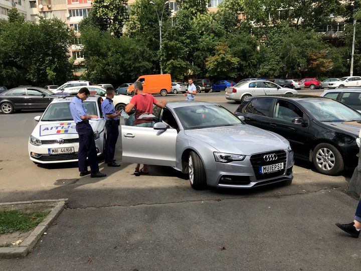 Un monument în memoria polițiștilor rutieri