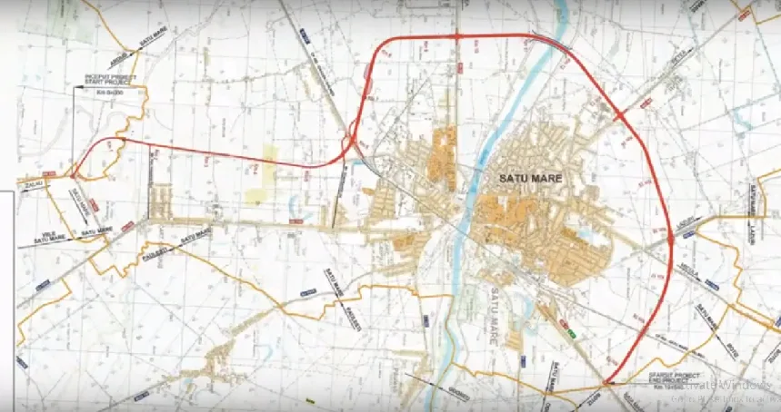 Satu Mare: Lucrările la centura de ocolire, realizate în proporţie de 50%