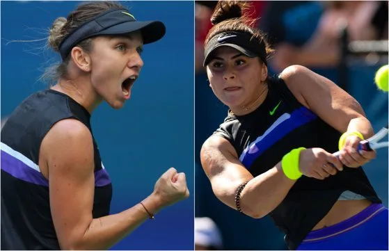 Turneul Campioanelor | A început meciul dintre Simona Halep și Bianca Andreescu