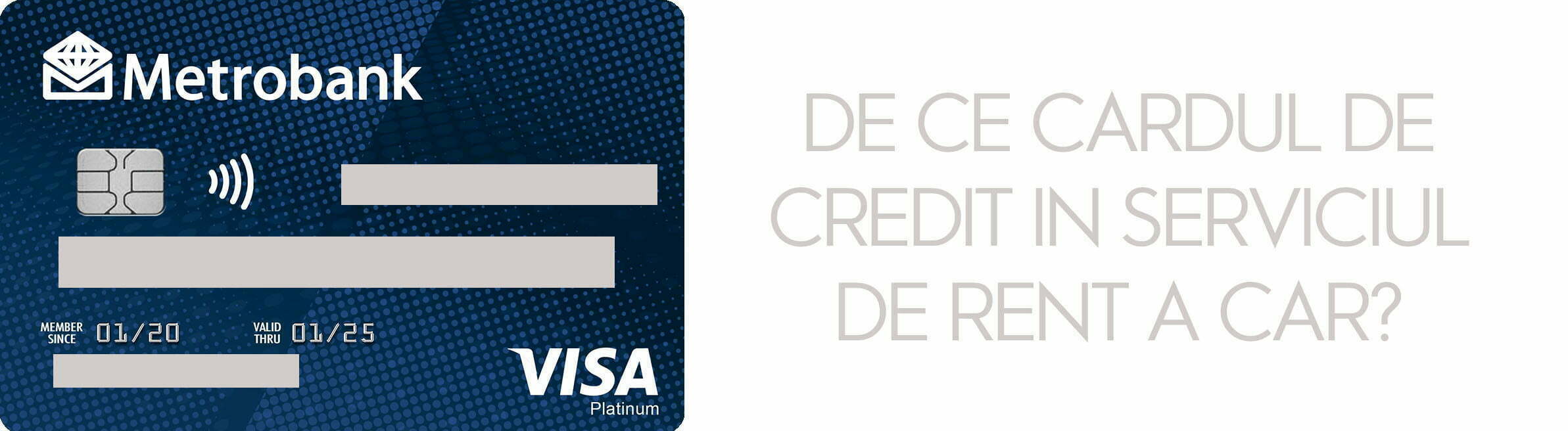 De ce se foloseste cardul de credit in serviciul de rent a car?
