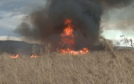 Cluj:Femeie de 80 de ani moartă în urma unui incendiu de vegetație,după ce a vrut să curețe un teren
