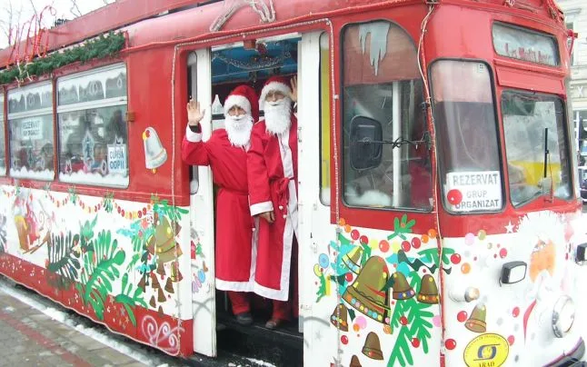 STB: ‘Tramvaiul colindelor’ va circula timp de trei săptămâni în Capitală