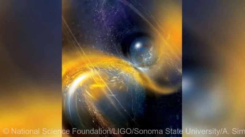 O ciocnire între stele neutronice detectata de observatorul LIGO