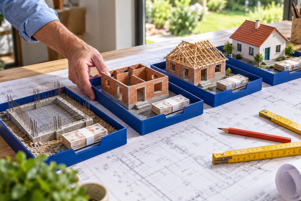 Banca transe constructie casa